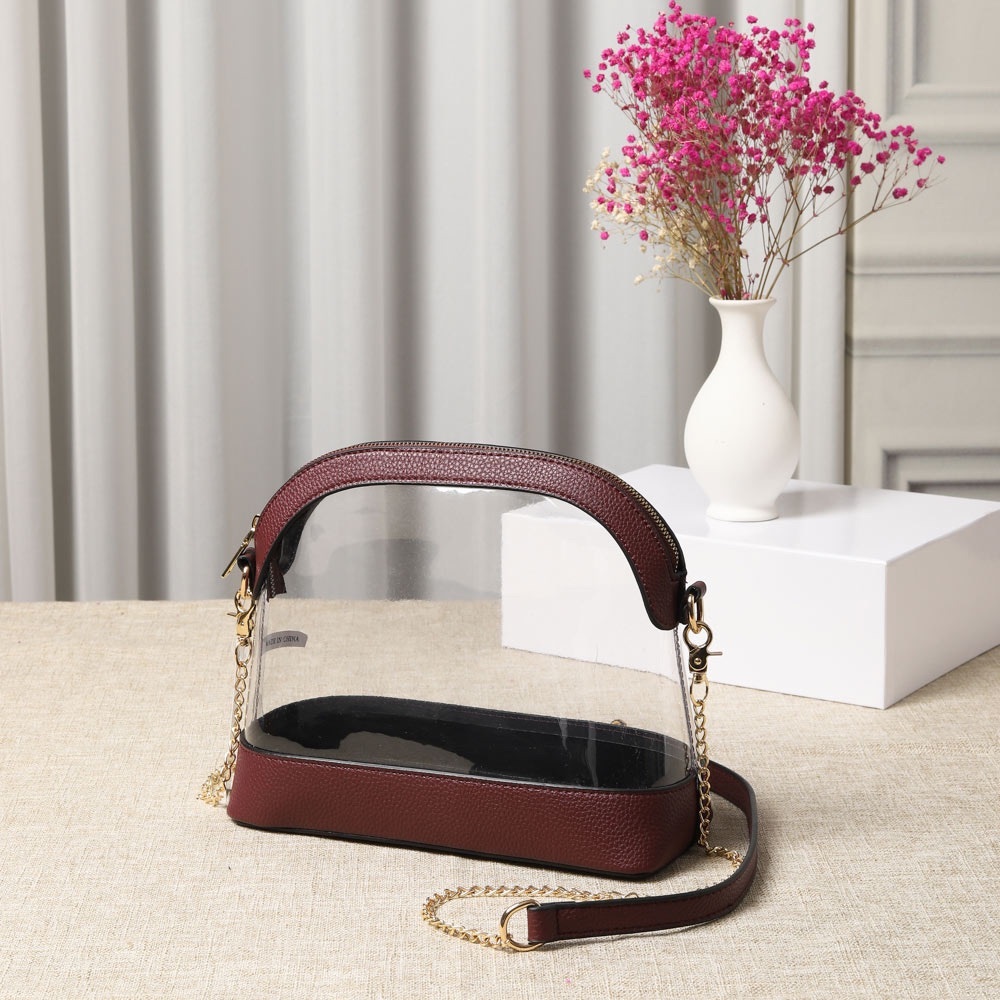 Transparent Stadium Bag, Clear Crossbody Bag